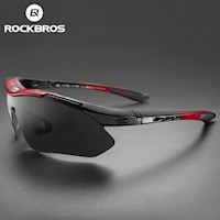 Lentes Ciclismo Rockbros Set 5 En 1 Polarizados HD Night Vision
